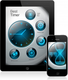 UI дизайн для iPhone/iPad приложения Best Timer