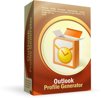Boxshot design for Outlook Profile Generator