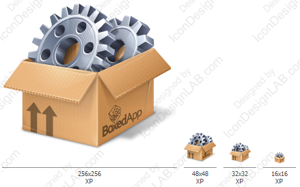 Дизайн главной иконки программы BoxedApp
