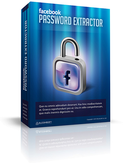 Boxshot Design for Facebook Password Extractor