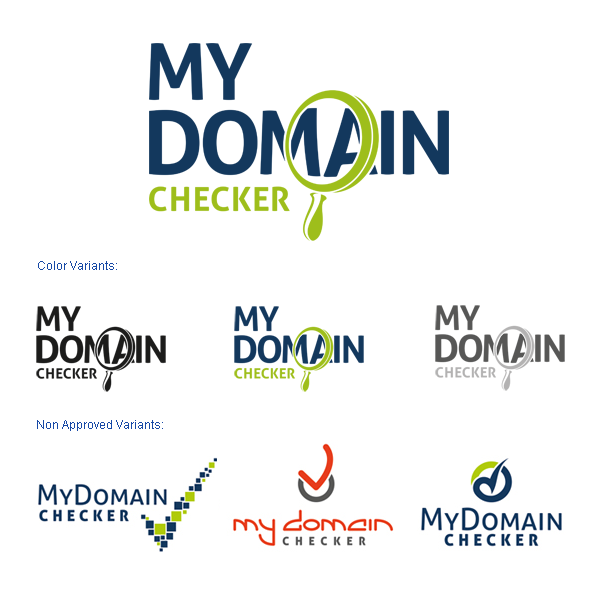 Дизайн логотипа My Domain Checker