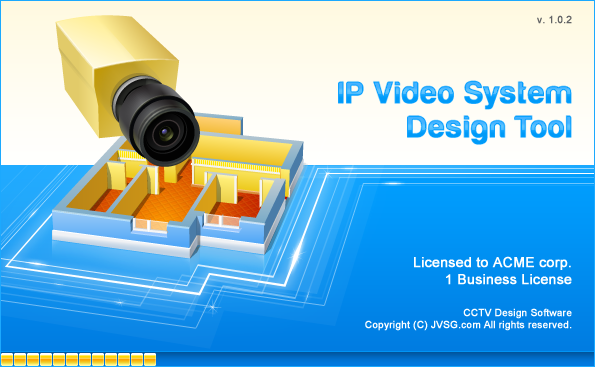 Splash Screen for IP Video System Design Tool