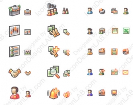 Toolbar icons for InvestTool