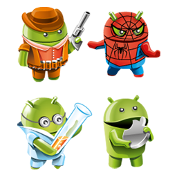 Avatar design in android style