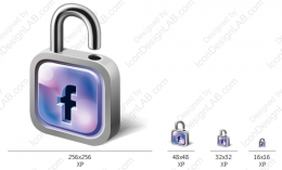 Дизайн главной иконки приложения Facebook Password Extractor