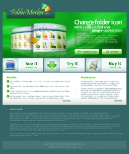 Folder Marker Website Design