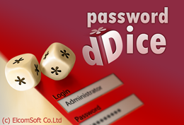 Splash-screen for Elcomsoft PasswordDice iOS App