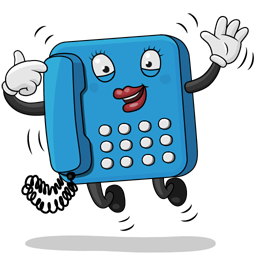 Дизайн персонажа для TelephoneMessagePad.com