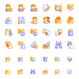 Interface icons for Reach-a-Mail